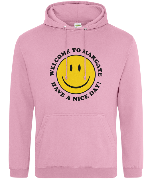 Have A Nice Day Hoodie Pink