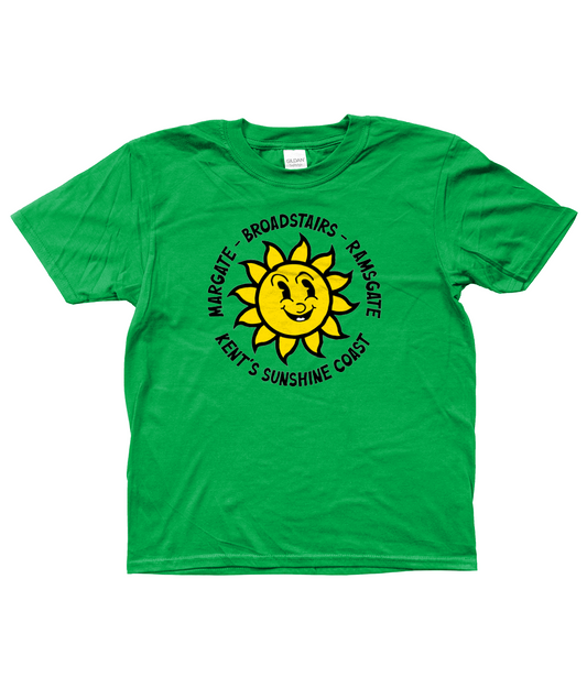 Kids Sunshine Coast T-Shirt Kelly Green