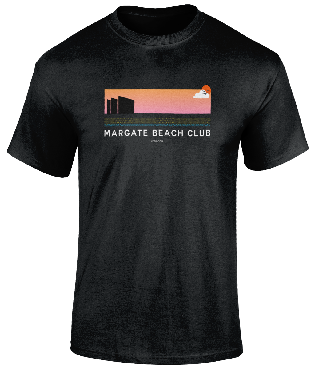 Margate Beach Club Gallery T-Shirt Black