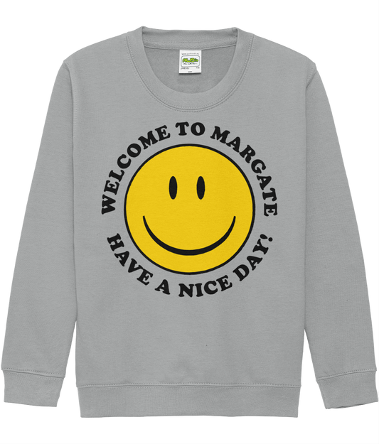Kids Welcome To Margate Sweatshirt Grey