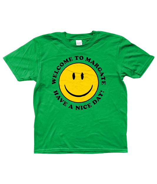 Kids Have A Nice T-Shirt Kelly Green