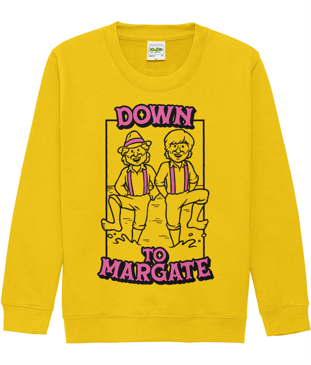 Kids Down To Margate Sweatshirt Gold