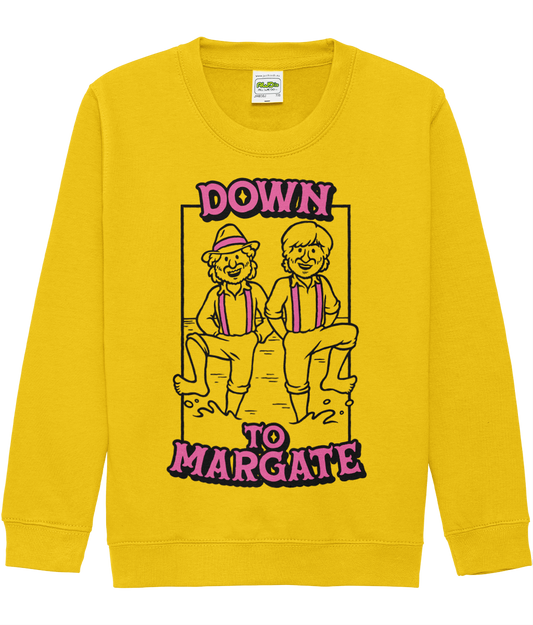 Kids Down To Margate Sweatshirt Gold