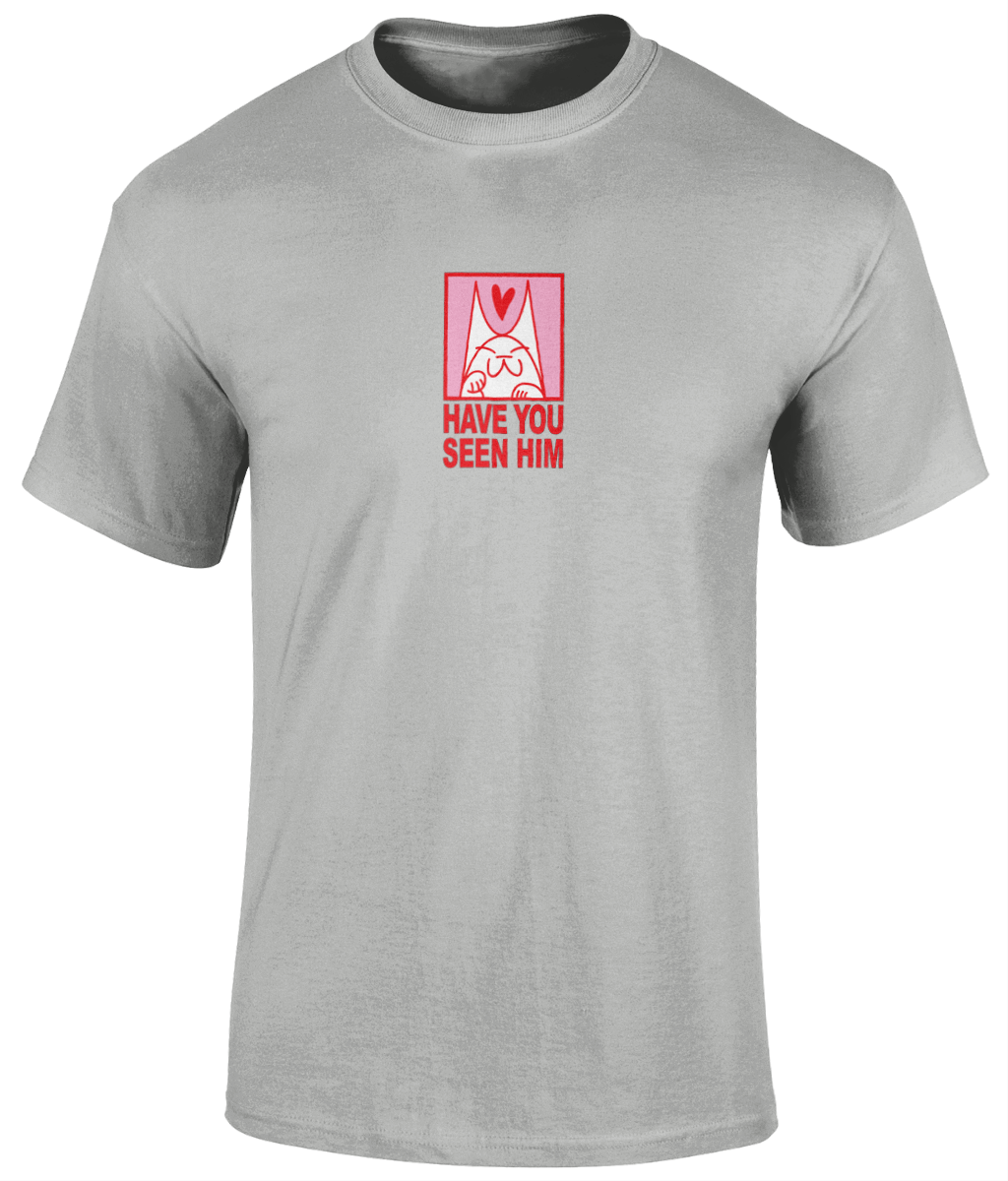 Cat Neil T-Shirt Grey