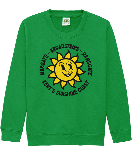 Kids Sunshine Coast Sweatshirt Kelly Green