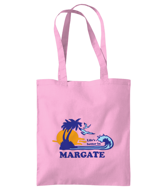 Life's Better Tote Bag Pink