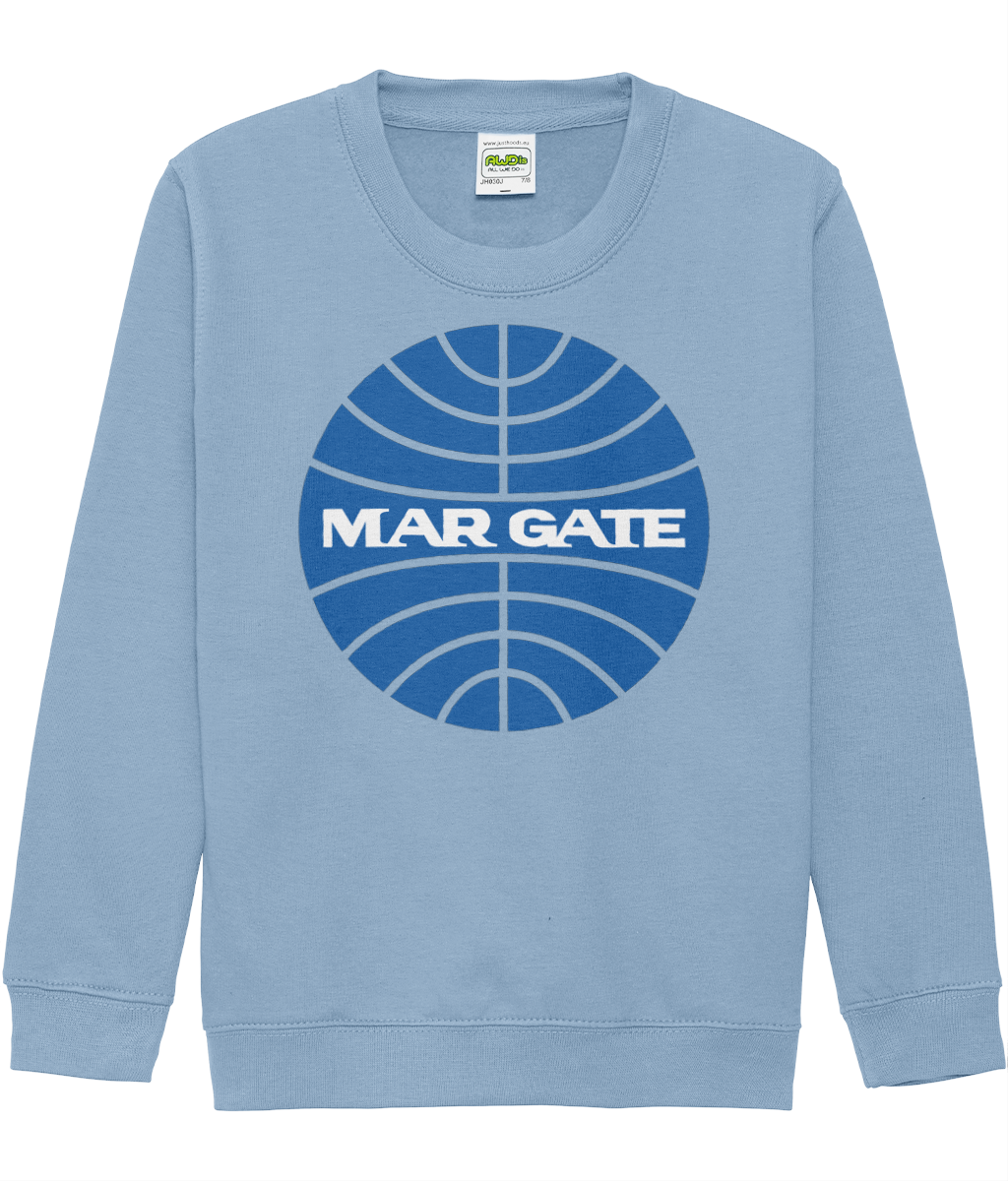 Kids Airline Sweatshirt Light Blue