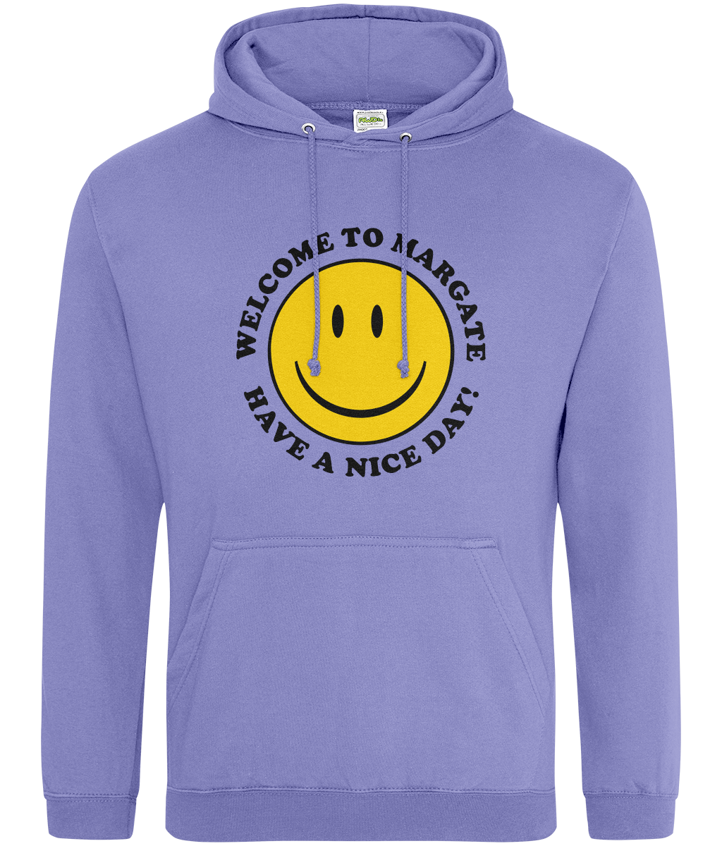 Have A Nice Day Hoodie Lilac