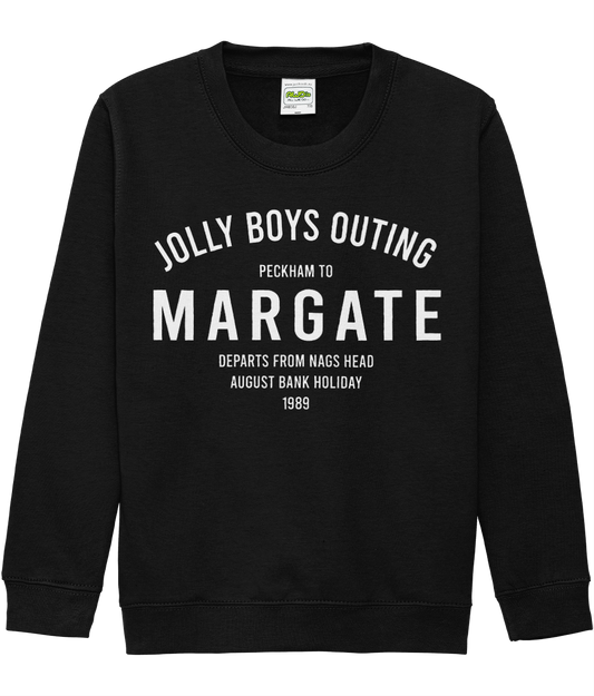 Kids Jolly Boys Poster Sweatshirt Black