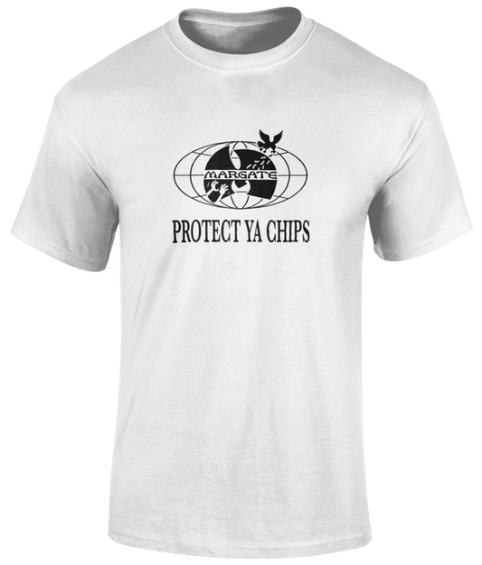 Protect Ya Chips T-Shirt White