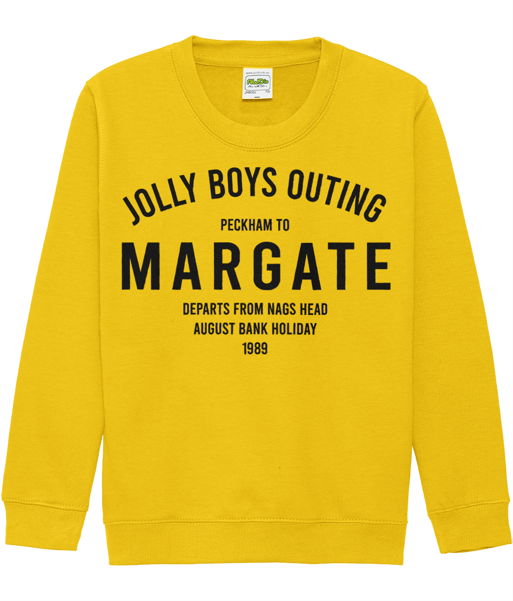 Kids Jolly Boys Poster Sweatshirt Gold