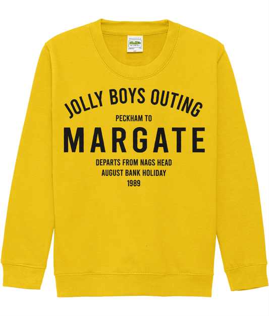 Kids Jolly Boys Poster Sweatshirt Gold