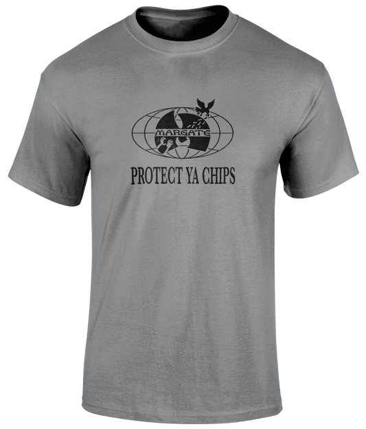 Protect Ya Chips T-Shirt Grey