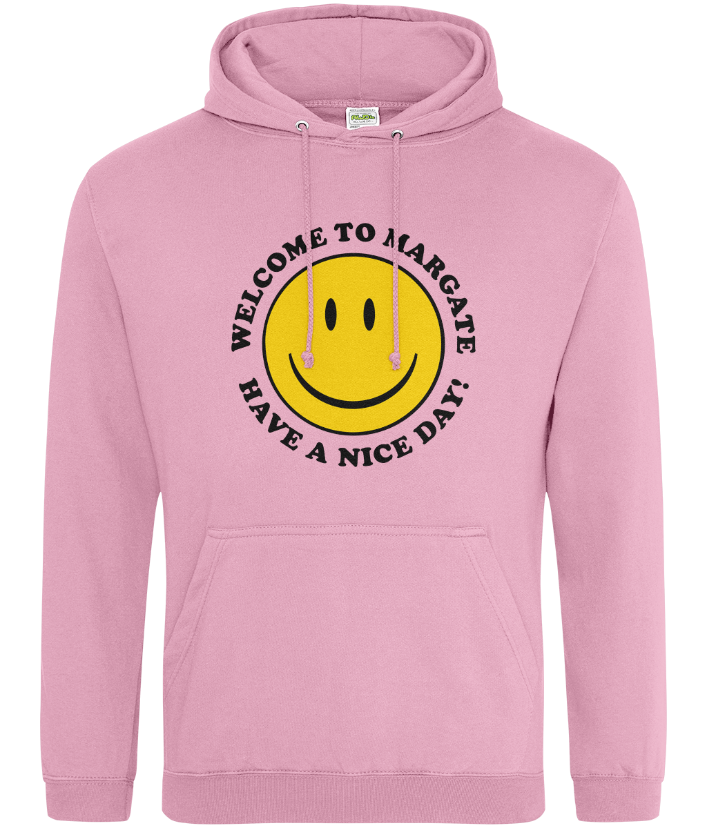 Have A Nice Day Hoodie Pink