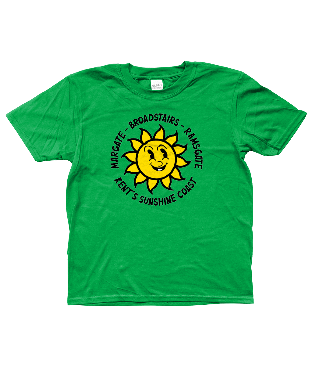 Kids Sunshine Coast T-Shirt Kelly Green