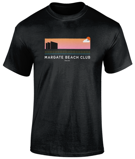 Margate Beach Club Gallery T-Shirt Black