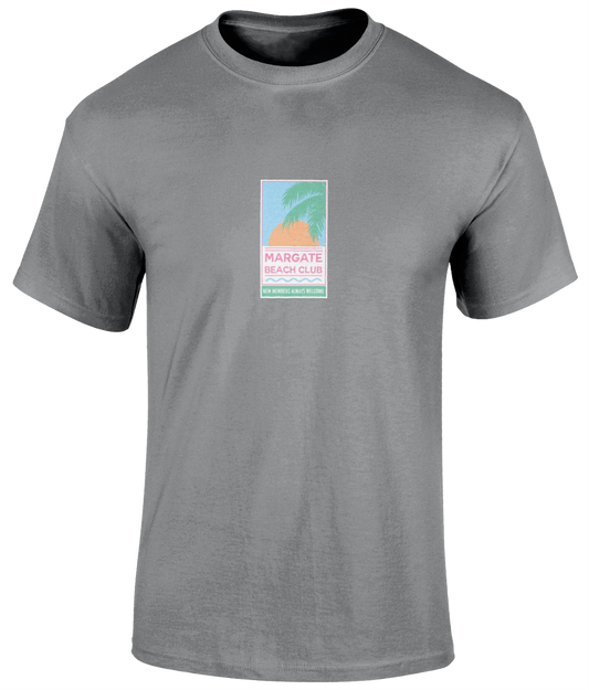 Margate Beach Club 'New Members' T-Shirt Grey