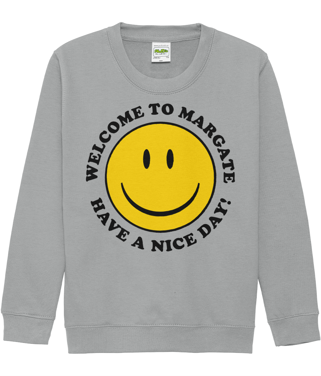 Kids Welcome To Margate Sweatshirt Grey