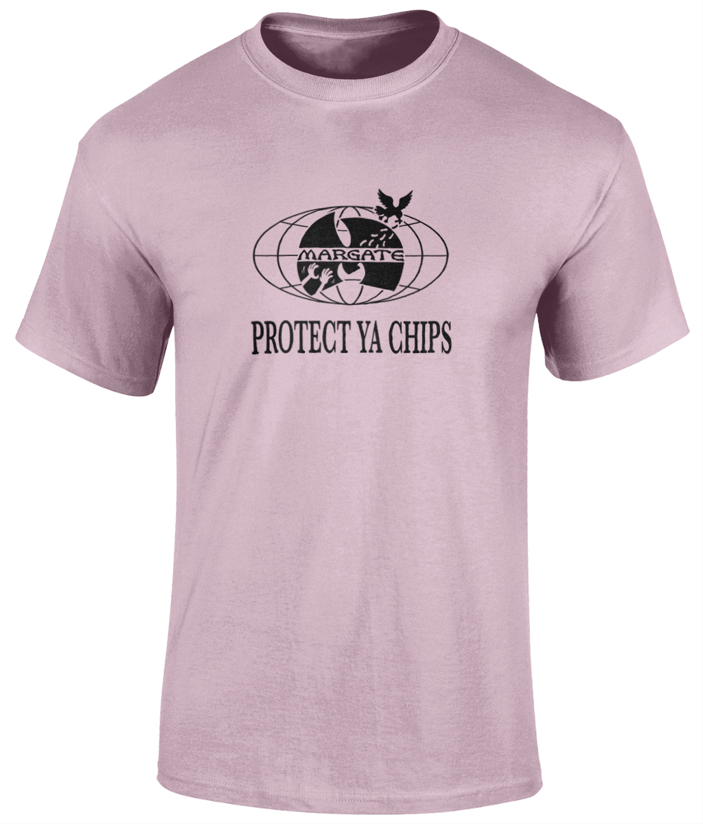 Protect Ya Chips T-Shirt Pink