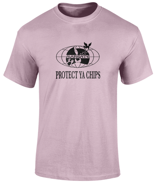 Protect Ya Chips T-Shirt Pink