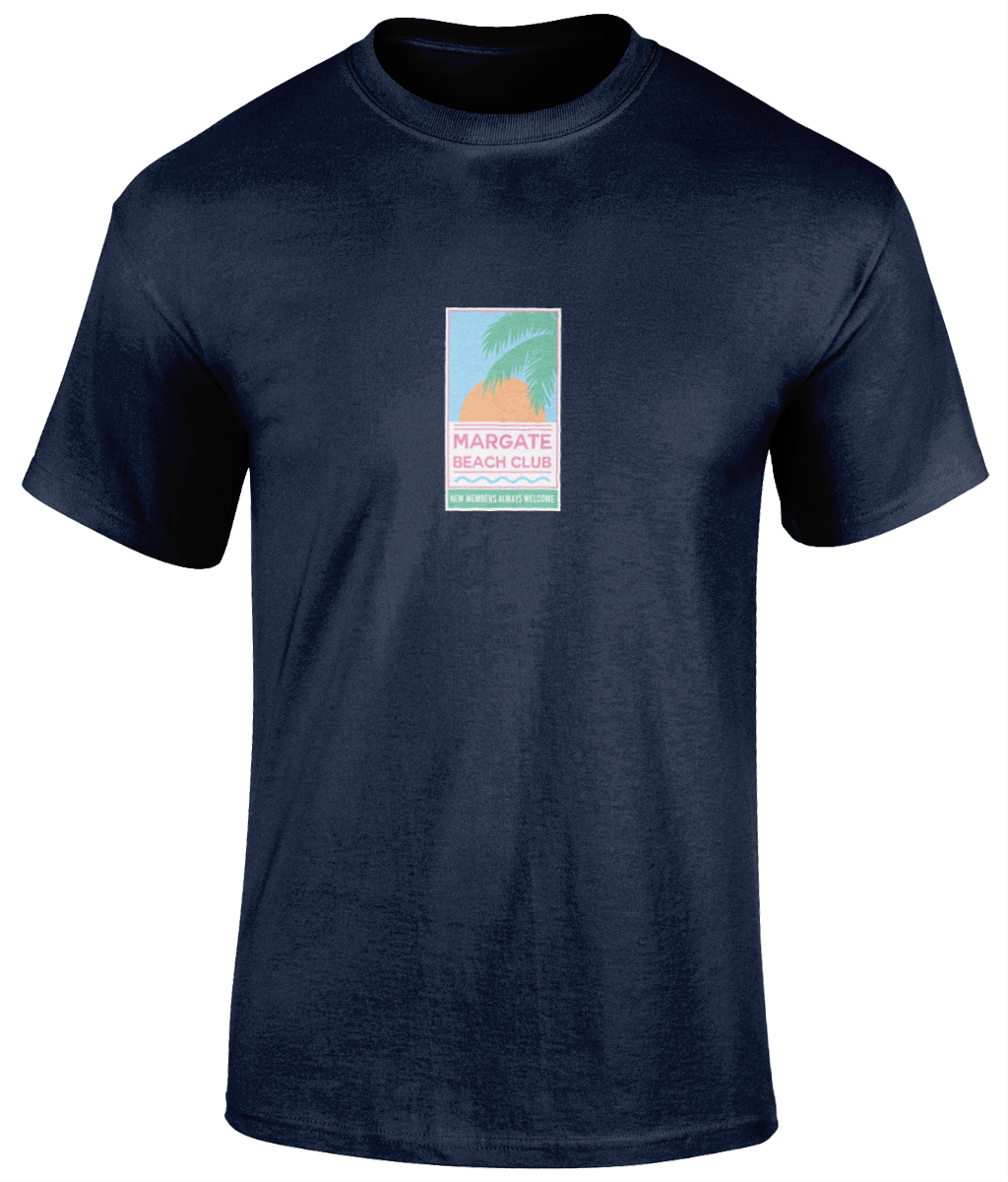 Margate Beach Club 'New Members' T-Shirt Navy